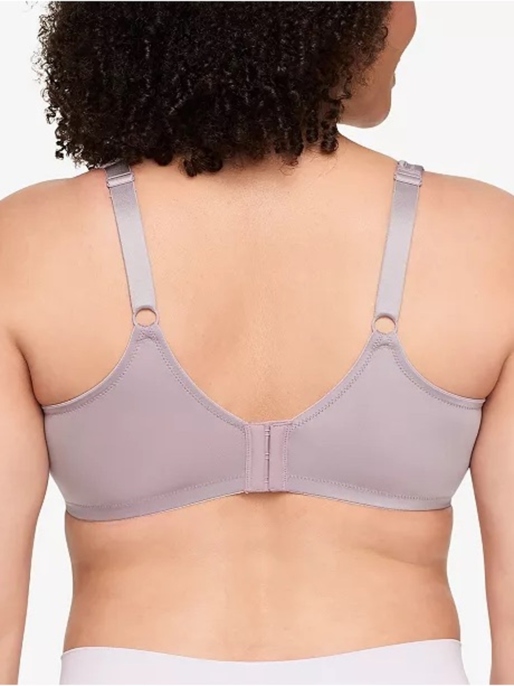 Olga Signature Support Cushion Underwire Unlined Full Coverage Bra Lavender 40DD - Picture 2 of 9